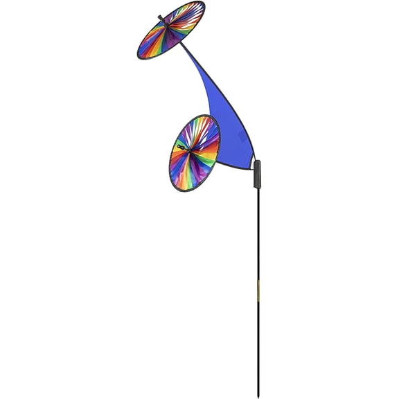 Wind Fairys Rainbow Blue Space Flower - Unique Outdoor Garden Décor