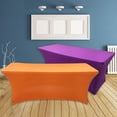 thumbnail image 1 of Nappe Couleur Unie Extensible Polyester pour Banquet Événements Bureau pour Mariage, 1 of 7