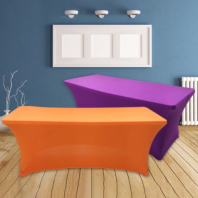 Nappe Couleur Unie Extensible Polyester pour Banquet Événements Bureau pour Mariage