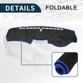 thumbnail image 5 of Unique Bargains Dash Cover for Honda Insight Non-Slip | Center Console Dashboard Cover Mat Black Blue 1 Pcs, 5 of 7