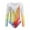 White, variant on Kids Girls Gymnastics Bodysuit Ballet Leotard Dancewear Long Sleeve Tie-dyed Gym Suit Onesies Training Suit for Dance 5-12Y