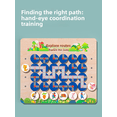thumbnail image 5 of Juego de aprendizaje temprano Wooden Exploration Path Maze Toy, 5 of 5