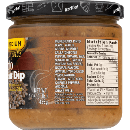 Arriba! Bean Dip Chipotle Pinto Medium