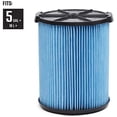 thumbnail image 2 of Craftsman 2027784 5-20 gal Wet & Dry Vac Filter, Blue - 2 Piece, 2 of 6