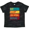 thumbnail image 3 of Inktastic Eat Sleep Jiu Jitsu Repeat Boys or Girls Toddler T-Shirt, 3 of 5