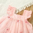 thumbnail image 6 of Bearichfupo Toddler Girls Fly Sleeve Butterfly Tulle Ruffles Dress Dance Party Princess Dresses Clothes, Sizes 6-12 Months, 6 of 6