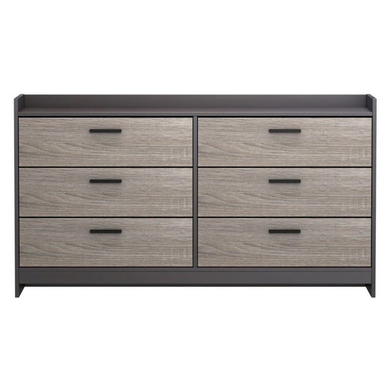Homestar Central Park 6 Drawer Dresser Multiple Finish Walmart