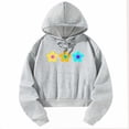 thumbnail image 4 of Sudaderas con capucha informales para mujer, jersey con cordón, camisetas holgadas y elegantes para pescar, caminar, ir de compras, señoras L, 4 of 8