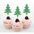 thumbnail image 1 of Darling Souvenir| Christmas Tree Cupcake Toppers| Dessert Decorations - Pack Of 20, 1 of 6