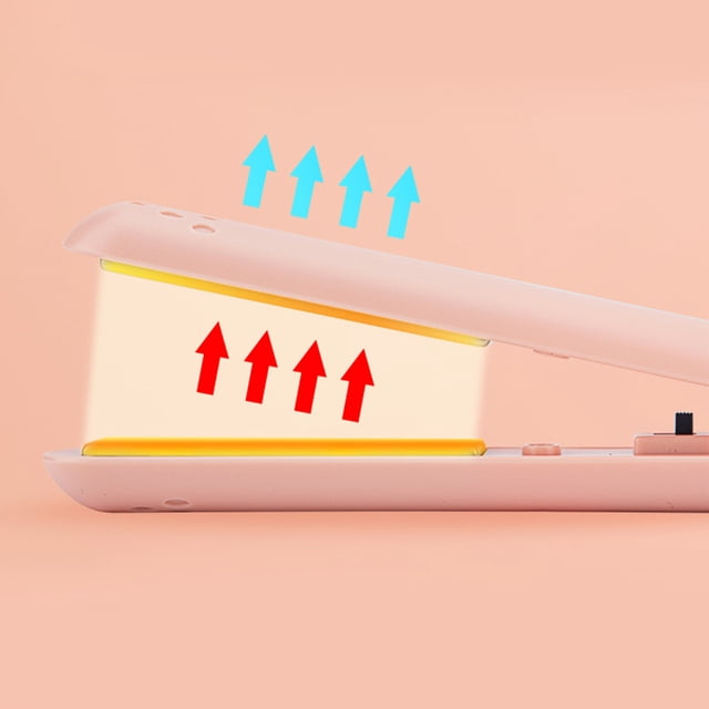 Herramienta de peinado, rizador de pelo USB Mini Mini plancha de pelo portátil Plancha de pelo USB meticulosamente diseñada