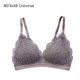 thumbnail image 1 of Sujetador con correa para mujer Sujetador push-up sexy Bralette con diseño de encaje para niña Sujetador transpirable de 3/4 taza sin alambre, Café, 80 = 36AB Sweethay AP001484-11B, 1 of 7