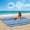 Blue White Stripe With Stakes, variant on Picnic Blankets Beach Blanket, 80''x80'' Extra Large Thick 3-Layers, Sandproof Machine Washable Waterproof Foldable Oversized XL Outdoor Mat, for Camping, Park, Travel, Grass(Blue White Stripe)