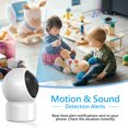 Jumper Baby Monitor with Camera and Audio, Smart 1080P WiFi Security Indoor Camera with Night