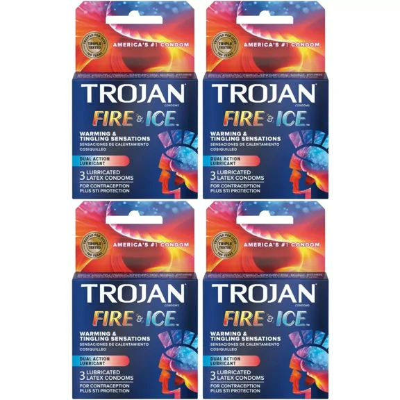 Generic Warming and Tingling Sensations Lubricated Latex Condoms, Flavored, 12 Count