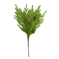 thumbnail image 1 of 19.7 Inch Silk Artificial Sprig, Realistic Greenery Pick for Christmas Tree Filler & Rustic Wedding Arch, Bendable Branch, Simulated Fokkers Pine*1 Piece, 1 of 8