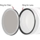 thumbnail image 3 of Anillo Adaptador De Filtro, Ajuste Preciso Diseño Liviano Anillo De Filtro De 86 Mm A 86 Mm Sin Deformación Rosca A Magnética Para Fotografía, 3 of 7
