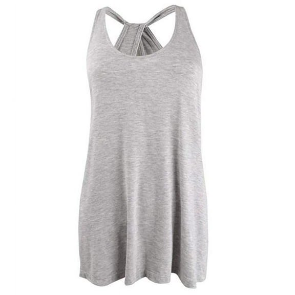 Alfani Ladies Super Soft Pajama Tank Top Tee NWT (Pearl Grey Heather, X-Small)