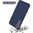 thumbnail image 6 of Galaxy S22 5G Case, Samsung S22 2022 Case Liquid Silicone Case Dual Layer Hybrid Hard PC Soft Silicone Gel Rubber Slim Fit Shockproof Protective Phone Case for Samsung Galaxy S22 6.1 Night Blue, 6 of 12
