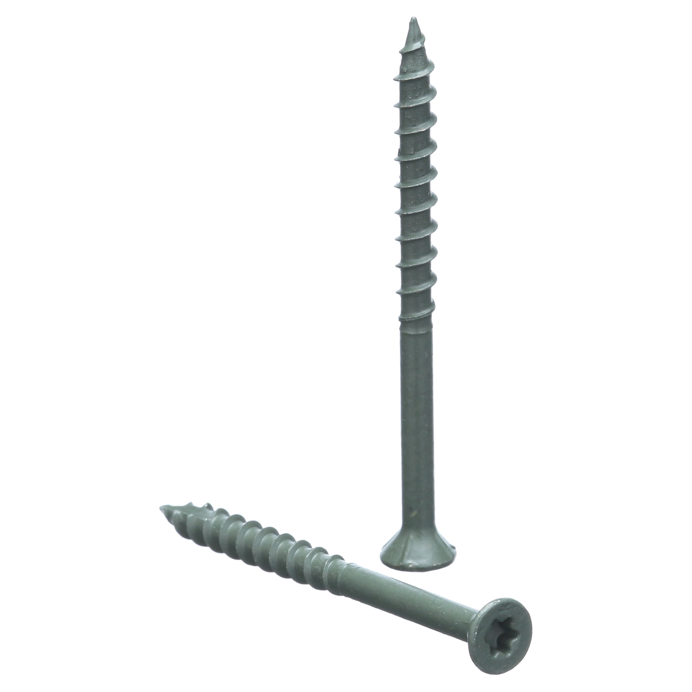 Grip-Rite PrimeGuard Plus #9 x 2-1/2 in. Green Wood to Wood Deck Screw 5lb.