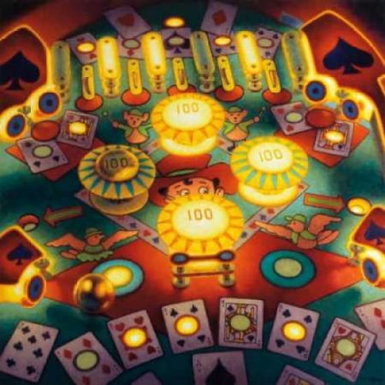 Hi Lo Pin Ball Canv