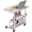 White, variant on Lumiparty Adjustable Height Mobile Standing Desk, Rolling Laptop Desk for Home Office, School, Bedside, White