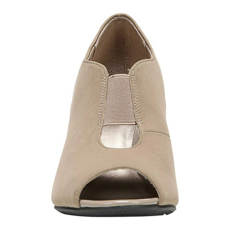 Lifestride peep toe booties best sale