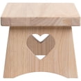 thumbnail image 6 of eHemco Rectangular Solid Hardwood Step Stool for Adults and Kids, 7.5 Inches, Unfinished, 6 of 6