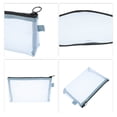 thumbnail image 3 of 1 Pc Bolsa de Cosméticos Conveniente para Mujeres para Viajes de Camping, Negocios y Gimnasio, Malla de Nylon Azul-L, 3 of 4