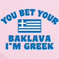 thumbnail image 2 of CafePress - Funny Greek Baklava Infant Bodysuit - Baby Light Bodysuit, Size Newborn - 24 Months, 2 of 4