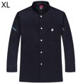 thumbnail image 2 of CHEF UNIFORM Uniform Cocina de manga larga Delantal con bolsillos delanteros Butters Professional Home Supplies Sweat Bands for Grill Restaurant Black XL sidaley LF000324-03, 2 of 7