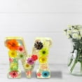 thumbnail image 4 of Hyasfey Floral Resin Night Light Handmade Pressed Flowers in Resin Letters Lamp Table Decor Light Up Floral Letters Gift for Mom Wife, 4 of 8