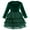 Green, variant on IBTOM CASTLE Toddler Baby Girls Velvet Tutu Dress Long Sleeve Princess Christmas Birthday Party Wedding Pageant Communion Dresses Fall Winter Clothes 3-4 Years Green