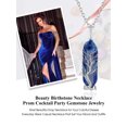 thumbnail image 6 of Bestyle Hexagonal Tree of Life Necklace for Women, September Crystal Birthstone Pendant Healing Jewelry Gifts for Her Mom Wife Daughter, 6 of 8