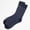 Navy / Heather Navy, variant on Men's Thick Winter Mid Calf Socks - Reinforced Heel & Toe, Navy / Heather Navy