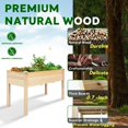 thumbnail image 4 of Cama de jardín elevada BEST SELECT PRODUCTS BSP con patas de 48 x 24 pulgadas, 4 of 6