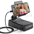 thumbnail image 1 of Soporte para teléfono con altavoz Bluetooth 4 en 1 Kingamei con banco de energía, 1 of 8