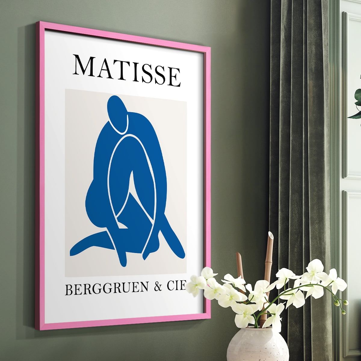 Matisse CCXCIII in Solid Wood 11 x 14 Framed Print