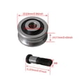 thumbnail image 5 of BQLZR 6mm ID Titanium Color U Shaped Groove Ball Bearing with M6x23mm Screw, 5 of 5