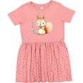 thumbnail image 3 of Inktastic Brown Squirrel Girls Toddler Dress, 3 of 5