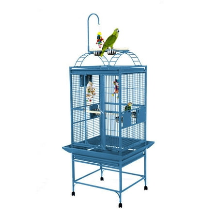 A and E Cage Co. Medium Playtop Cage-Platinum