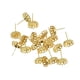 thumbnail image 2 of 20 piezas de aretes de cabujón de flores en blanco con ajuste de bisel dorado claro Luz de oro Sunnimix Los espacios en blanco del pendiente, 2 of 7