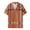 A-Khaki250, variant on Mens Polo Shirts Full Body Plaid Print Half Zip Placket Shirts Mens Spring Summer Vacation Daily Tops