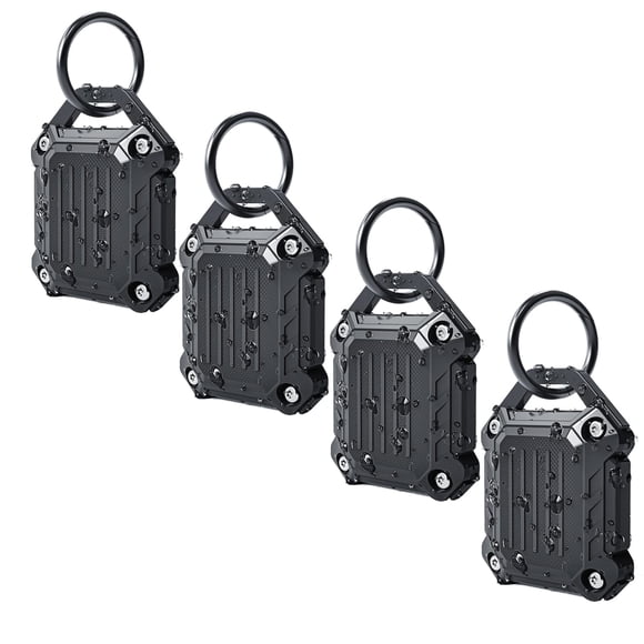 Funda impermeable para llavero Airtag, paquete de 4 unidades DOVICK