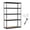 Black, variant on Patiojoy 5-Tier Heavy Duty Garage Shelving Unit 48" W x 18" D x 72" H Metal Storage Organizer Rack Gray