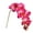 Purple, variant on Farfi Artificial Flower Realistic Office Ornament Butterfly Orchid 7 Heads Fake Flower for Wedding (Pink)
