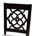 thumbnail image 6 of Baxton Studio Renaud Modern and Contemporary Sand Fabric Upholstered and Dark Brown Finished Wood 7-Piece Dining Set, 6 of 9