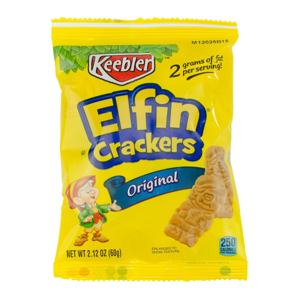 Kelloggs Elfin Cookie Crackers, 2.125 Ounce 60 per case. Walmart