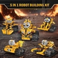 thumbnail image 3 of Robot Building Kit for Kids Ages 8-16, 5 in 1 Robot Toys with APP & Remote Control, 269 PCS Programmable Engineering Building Blocks Birthday Gifts for Boys Girls Age 6 7 8 9 10 11 12+, 3 of 8