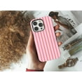 thumbnail image 2 of Coral Stripes Tough Phone Case, Minimalist Aesthetic Lines, Cute Gift Idea, iPhone 17 16 15 14 13 Pro Max, Pixel 9 8 7, Samsung S25 S24 S57, 2 of 5