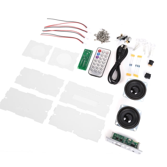 Altavoz Bluetooth de bricolaje, caja de altavoz Bluetooth de bricolaje Control de voz Altavoz de bricolaje Kit de altavoz de bricolaje Rendimiento sólido